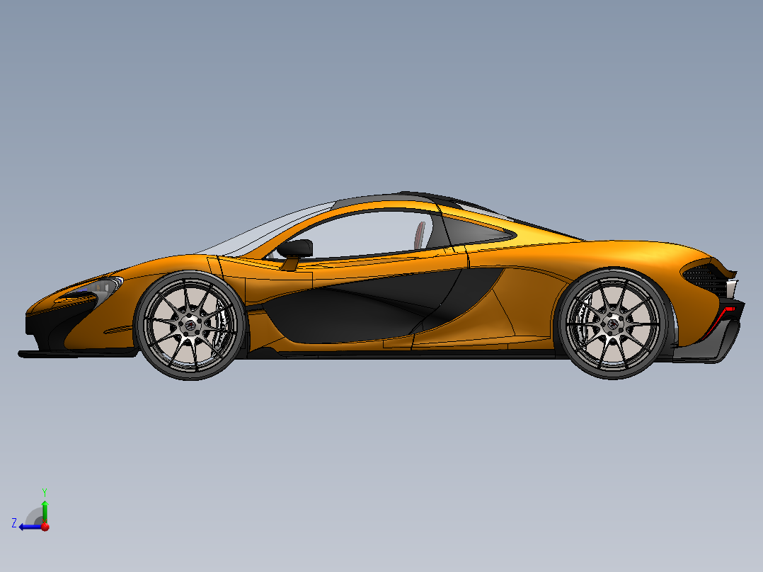 迈凯伦 mclaren p1 SW STP右视图