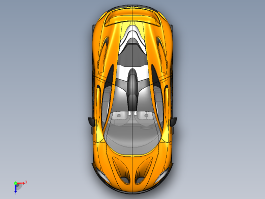 迈凯伦 mclaren p1 SW STP俯视缩略图