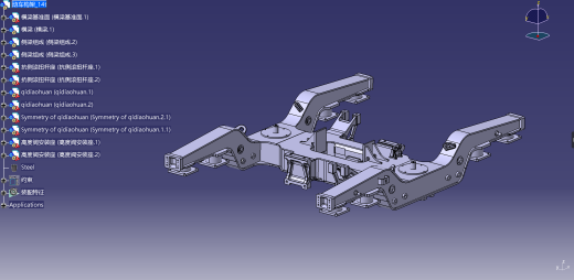 动车构架和横梁缩略图