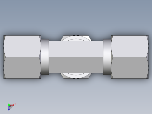 卡套式工业通用硬管接头EO_Union_tee_T08SCF俯视缩略图