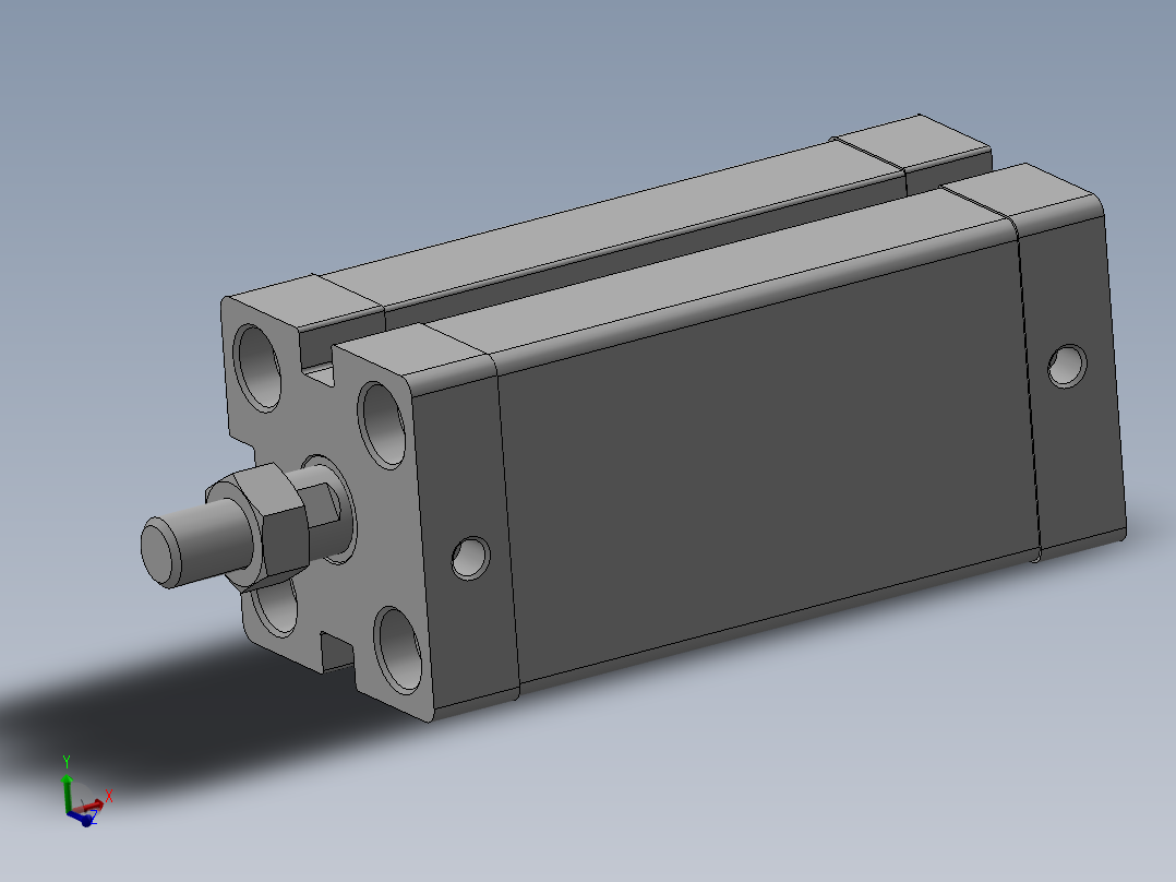 气缸ACE25X50SB主视图