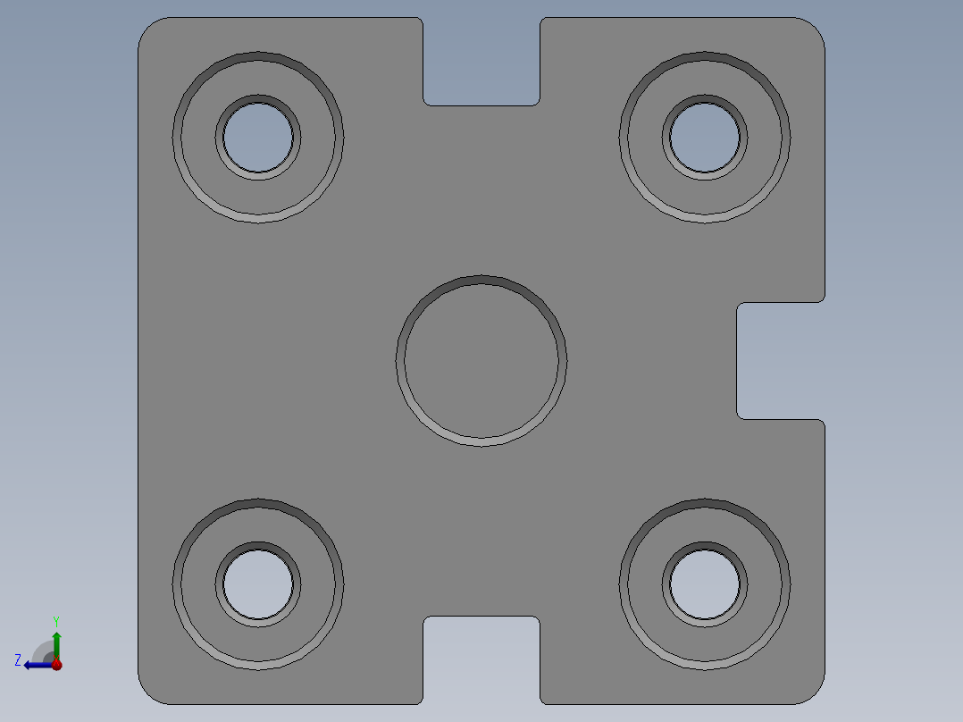 气缸ACE25X50SB右视图