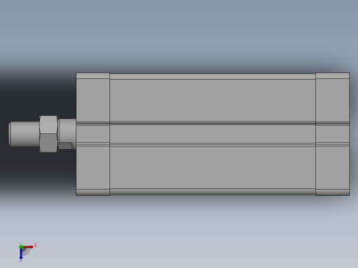 气缸ACE25X50SB俯视缩略图