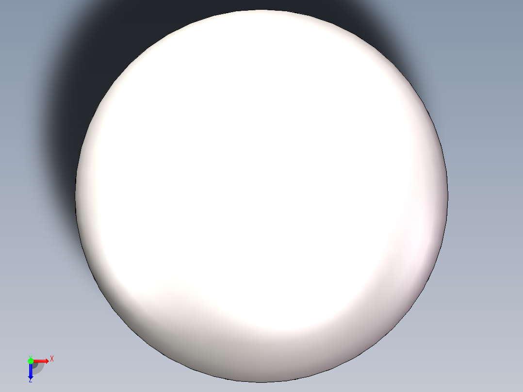 EHA椭圆形封头DN2200俯视图