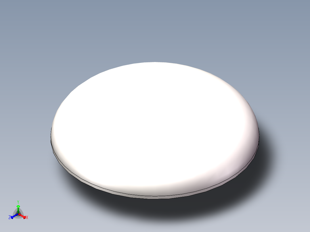 EHA椭圆形封头DN2200正等轴测图