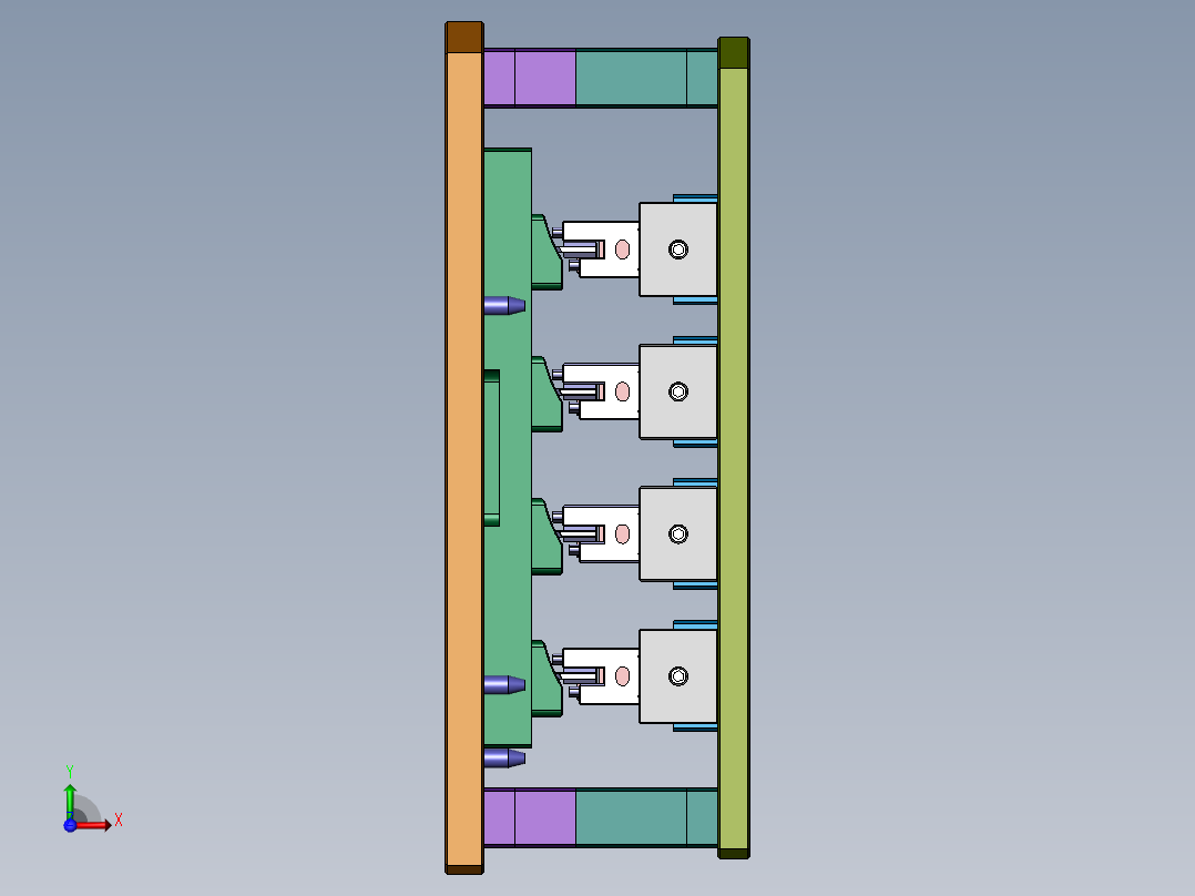 热熔治具3前视图