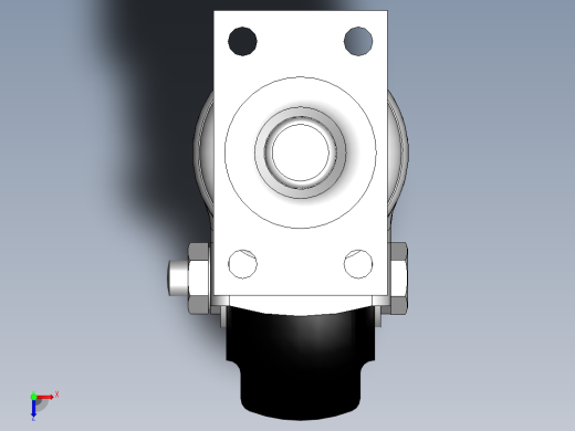 科顺脚轮Colson-1_02266_45俯视缩略图