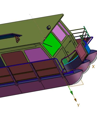 钓鱼爱好者的水上船屋