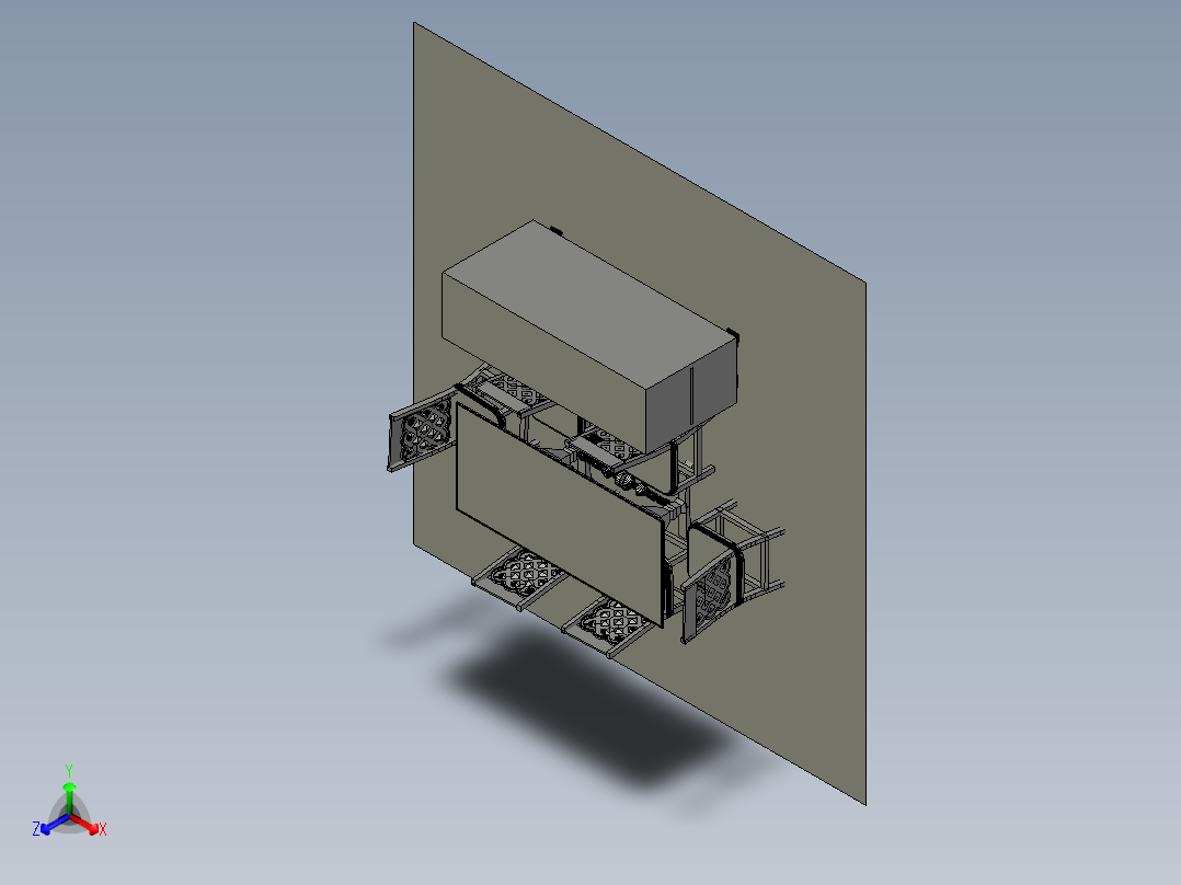 dining-room-set-lady-hattori-餐厅套装正等轴测图