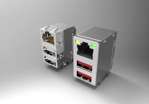 带局域网的双USB缩略图