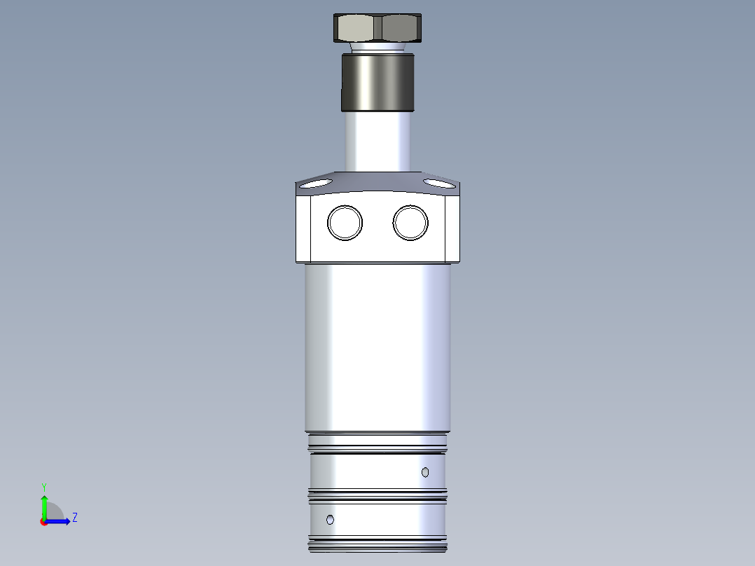 KOSMEKLHA0400-SLM_R01多系列多零件图纸模型左视图
