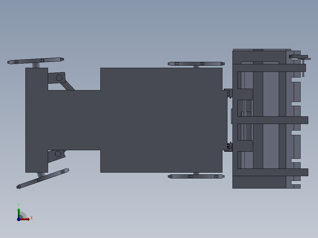 水稻插秧机前视图