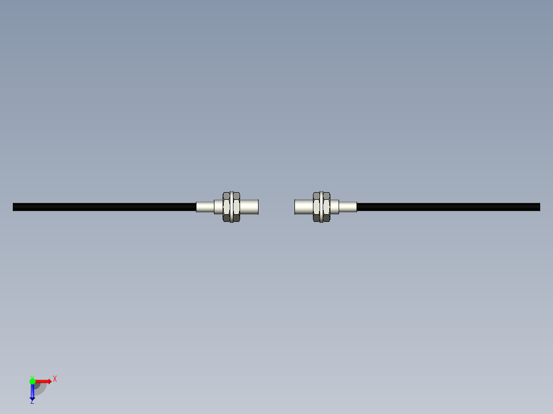 光纤元件对射型FT-D421俯视图