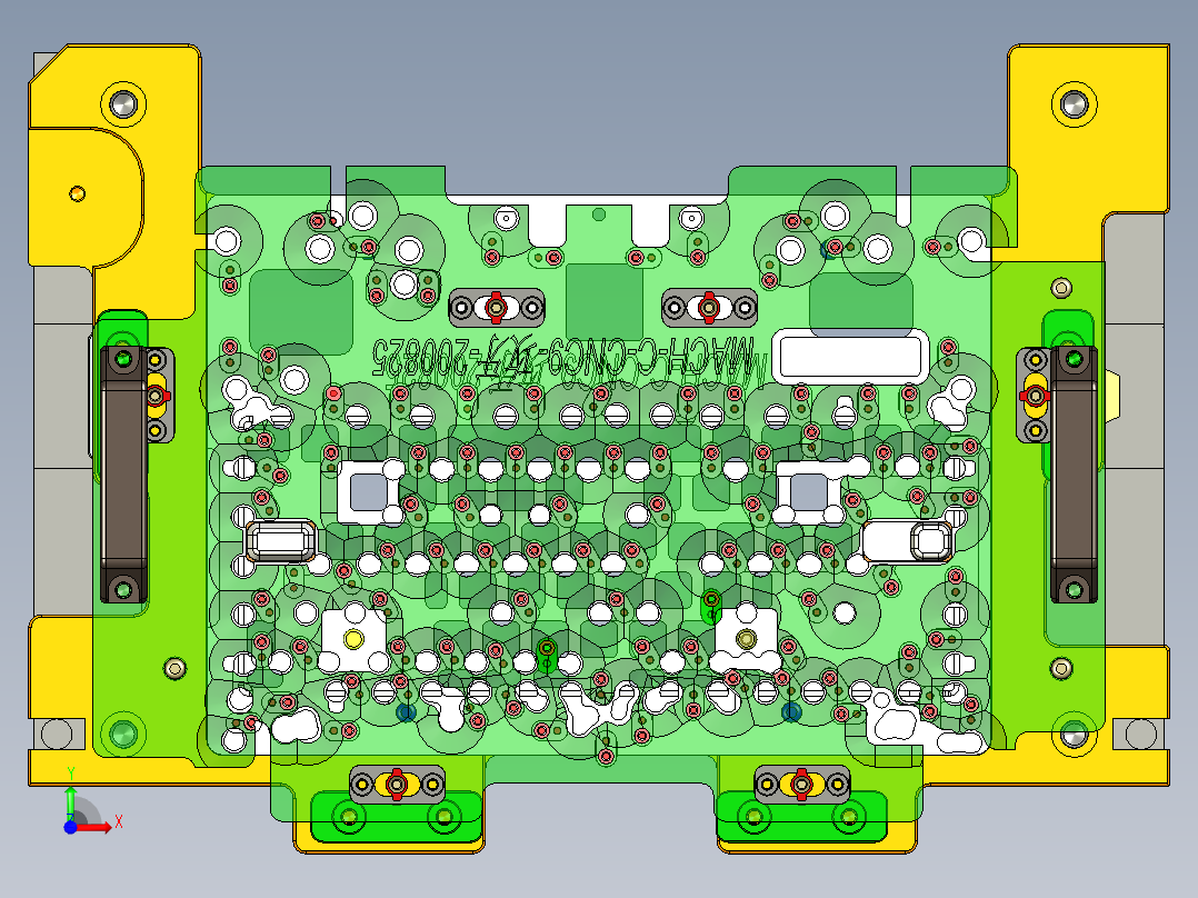 MACH-C-笔记本CNC工装夹具三维模型CNC9攻牙-200825前视图