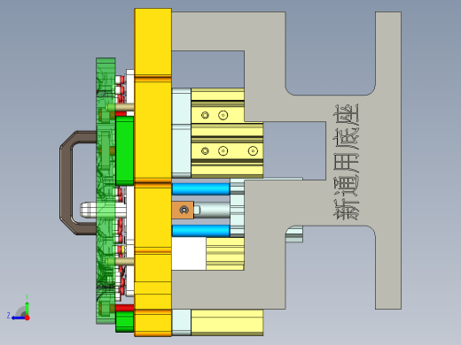 MACH-C-笔记本CNC工装夹具三维模型CNC9攻牙-200825右视缩略图