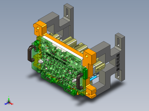 MACH-C-笔记本CNC工装夹具三维模型CNC9攻牙-200825正等轴测缩略图