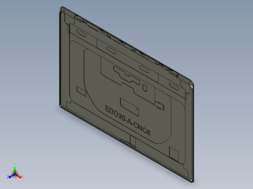 冲压件平板外壳铣外形UG编程程序模型