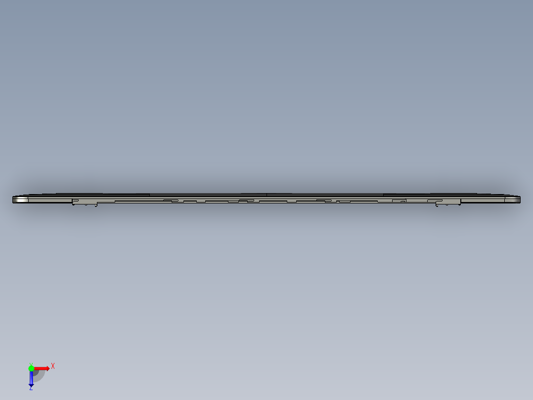 冲压件平板外壳铣外形UG编程程序模型俯视图