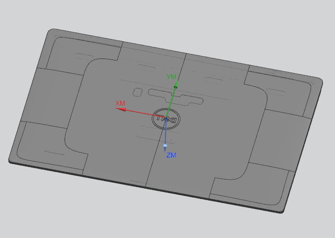冲压件平板外壳铣外形UG编程程序模型