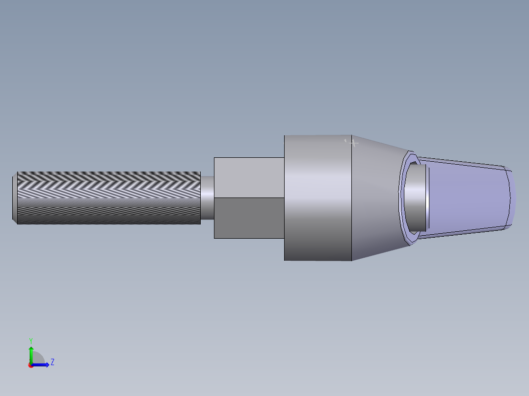 手调手柄(B型) M8×3001左视图
