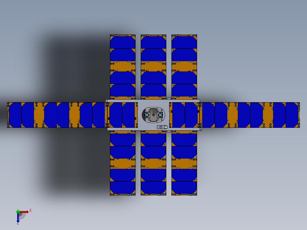 卫星、空间站(63)俯视图
