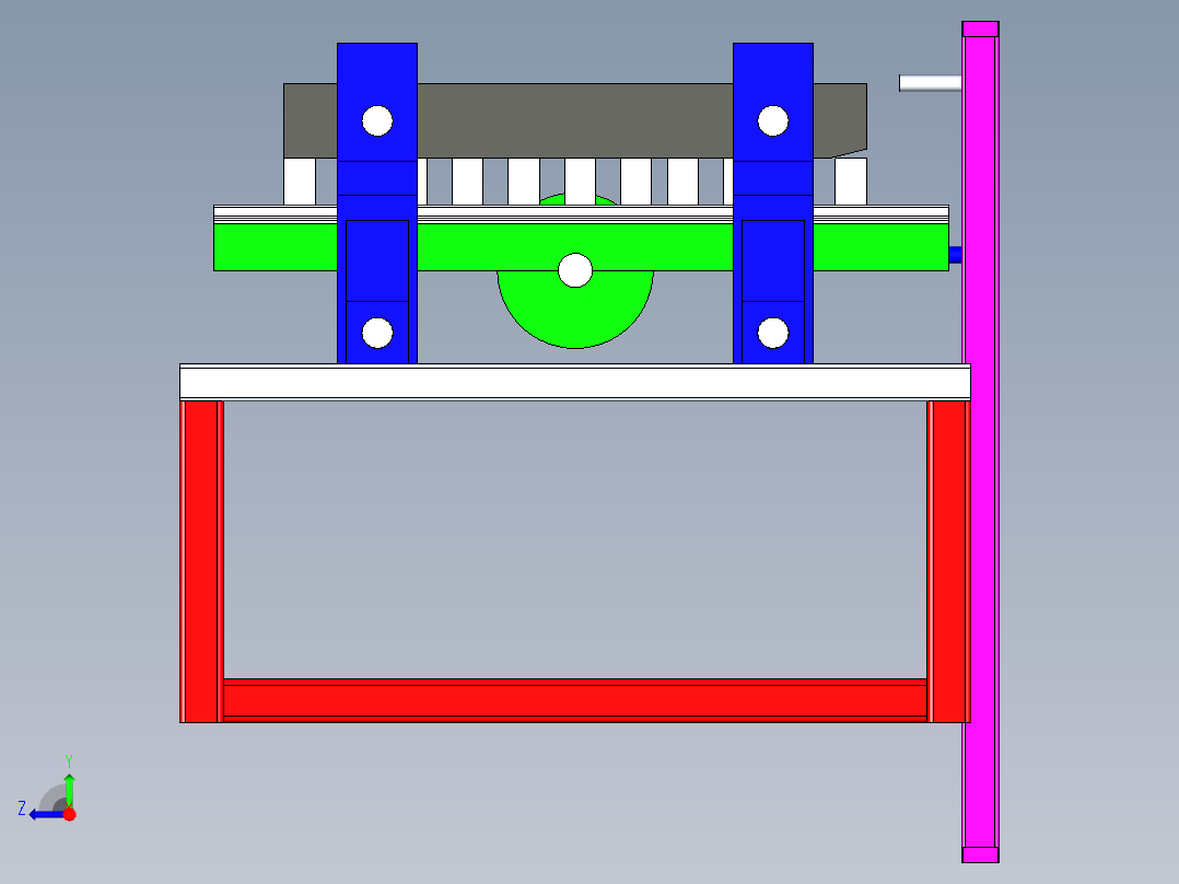 B2004581-木材切割机右视图
