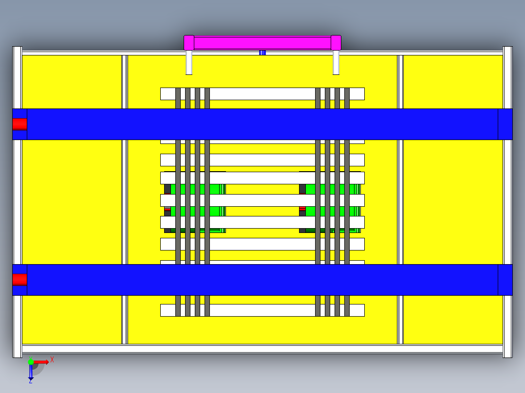 B2004581-木材切割机俯视图