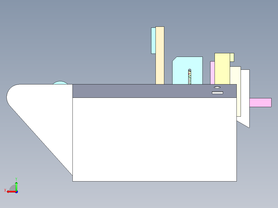 包装分切复卷机 MFS-120后视图