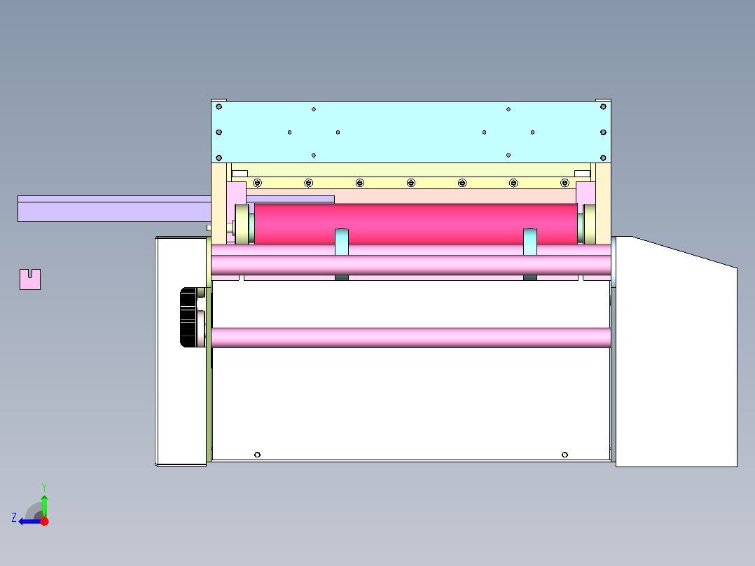 包装分切复卷机 MFS-120右视图