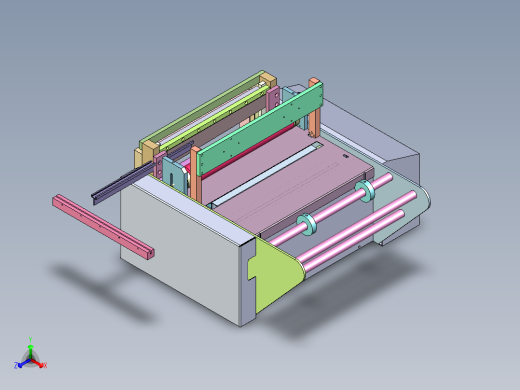 包装分切复卷机 MFS-120正等轴测缩略图