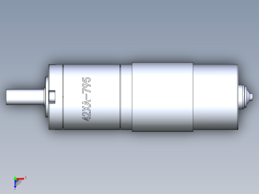 A0003708-行星齿轮直流电机 42XA-795（高功率 42mm）俯视缩略图