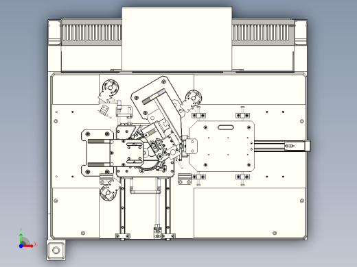 检测夹具3D模型前视缩略图