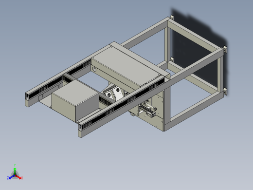 检测夹具3D模型正等轴测缩略图