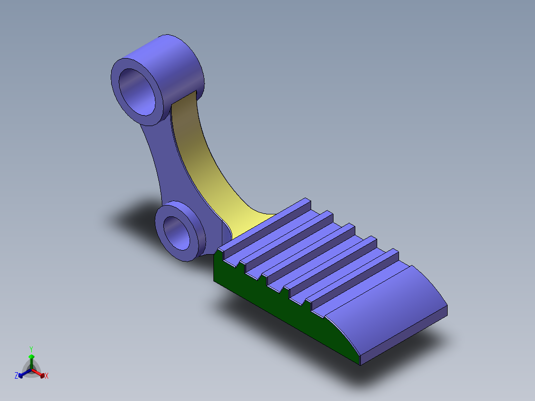 第19届练习题  CaTICs 3D19-TK08    SW19正等轴测图