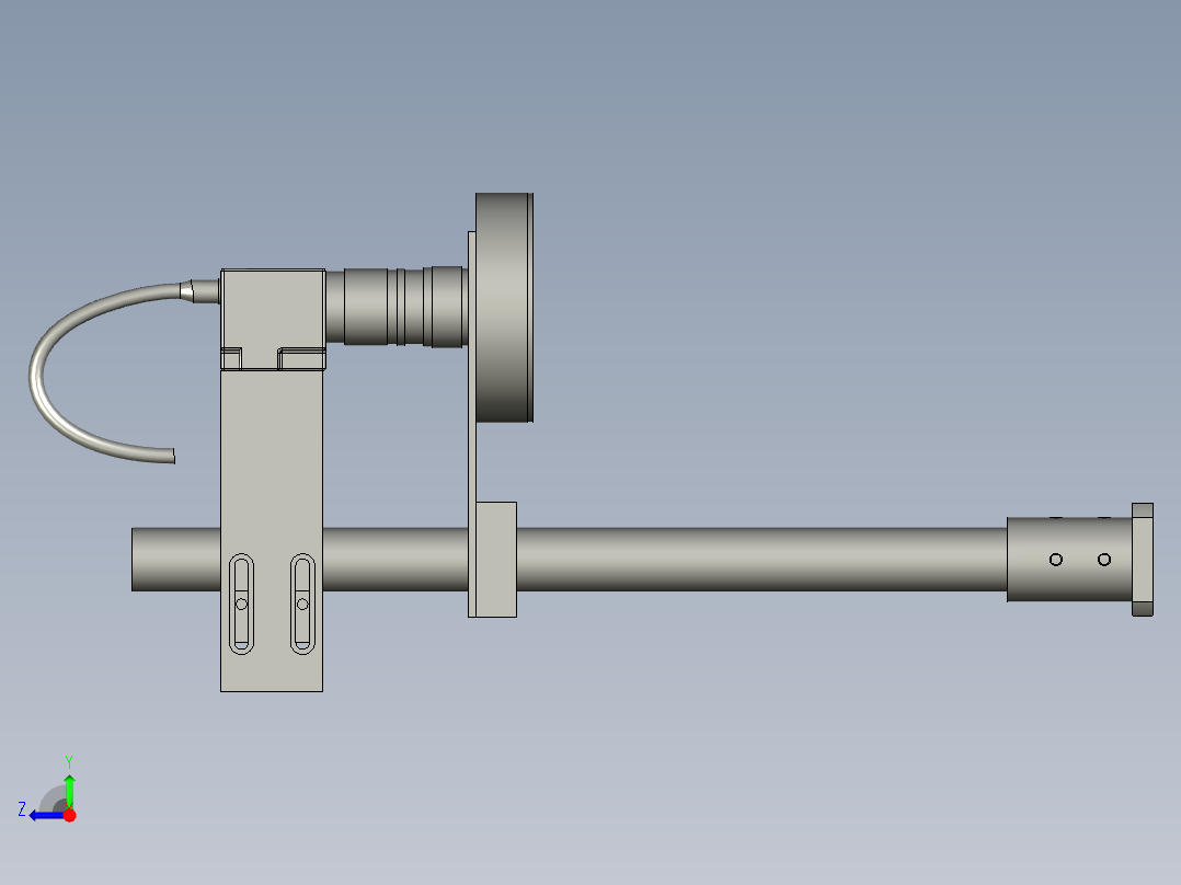 照相机单元组装右视图