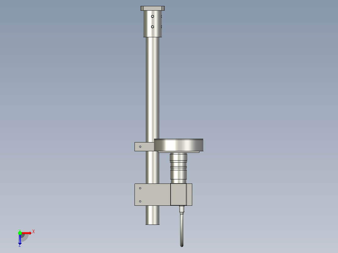 照相机单元组装俯视图