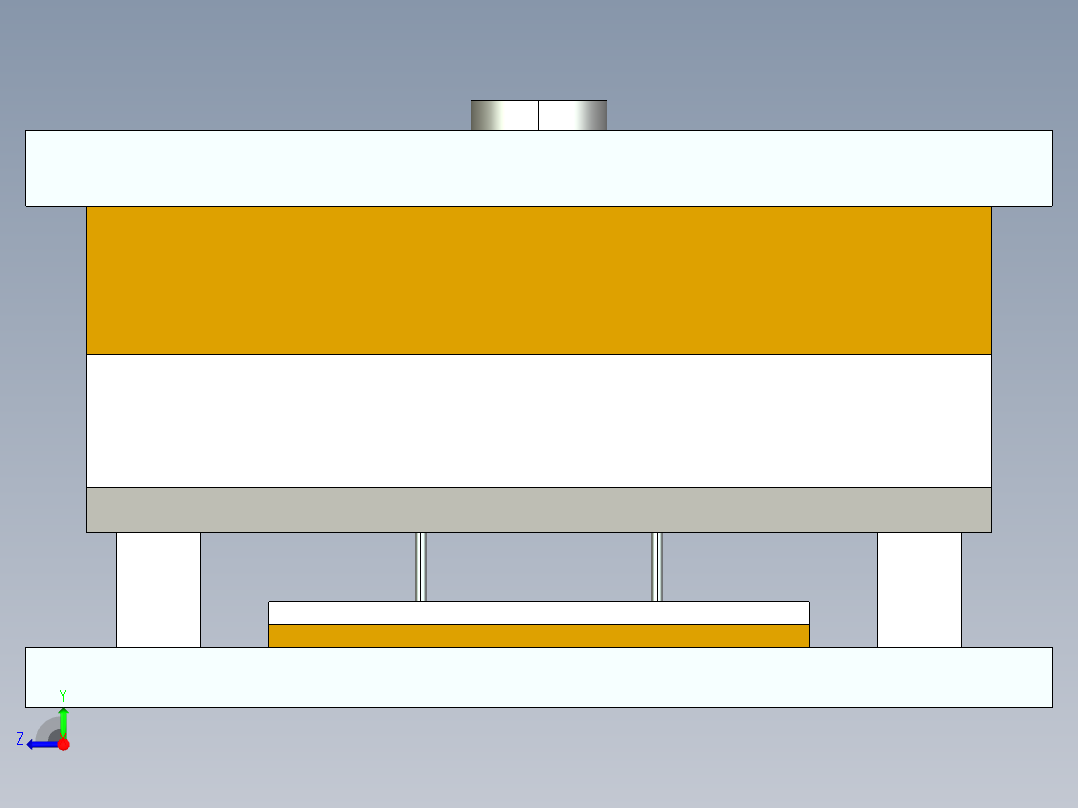 风扇护罩FSHZ-21塑件注射模设计以及成型零件数控编程右视图