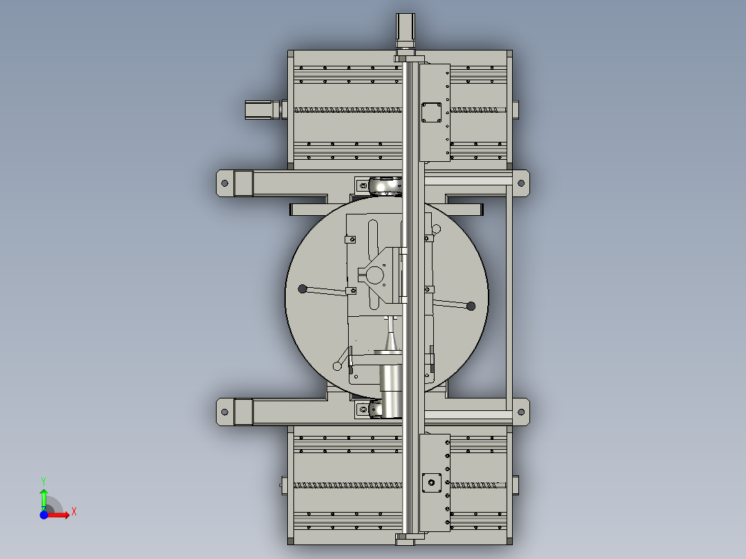 材料的旋转超声加工前视图