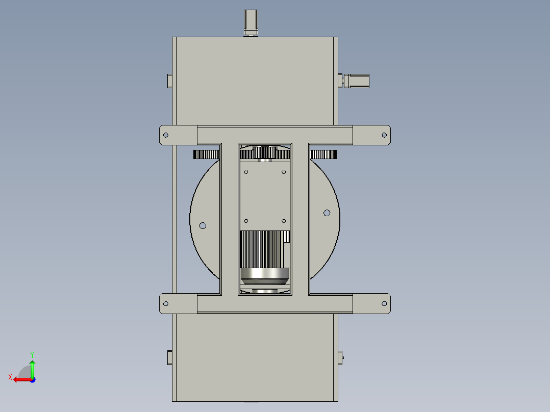 材料的旋转超声加工后视图
