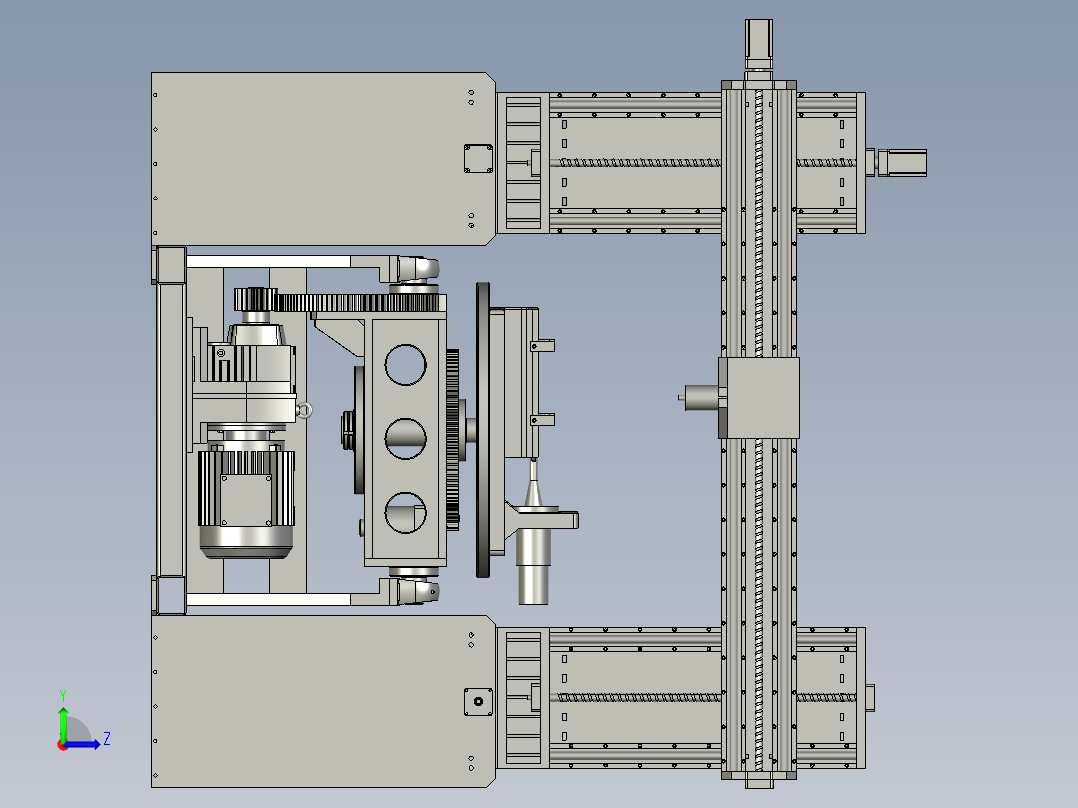 材料的旋转超声加工左视图