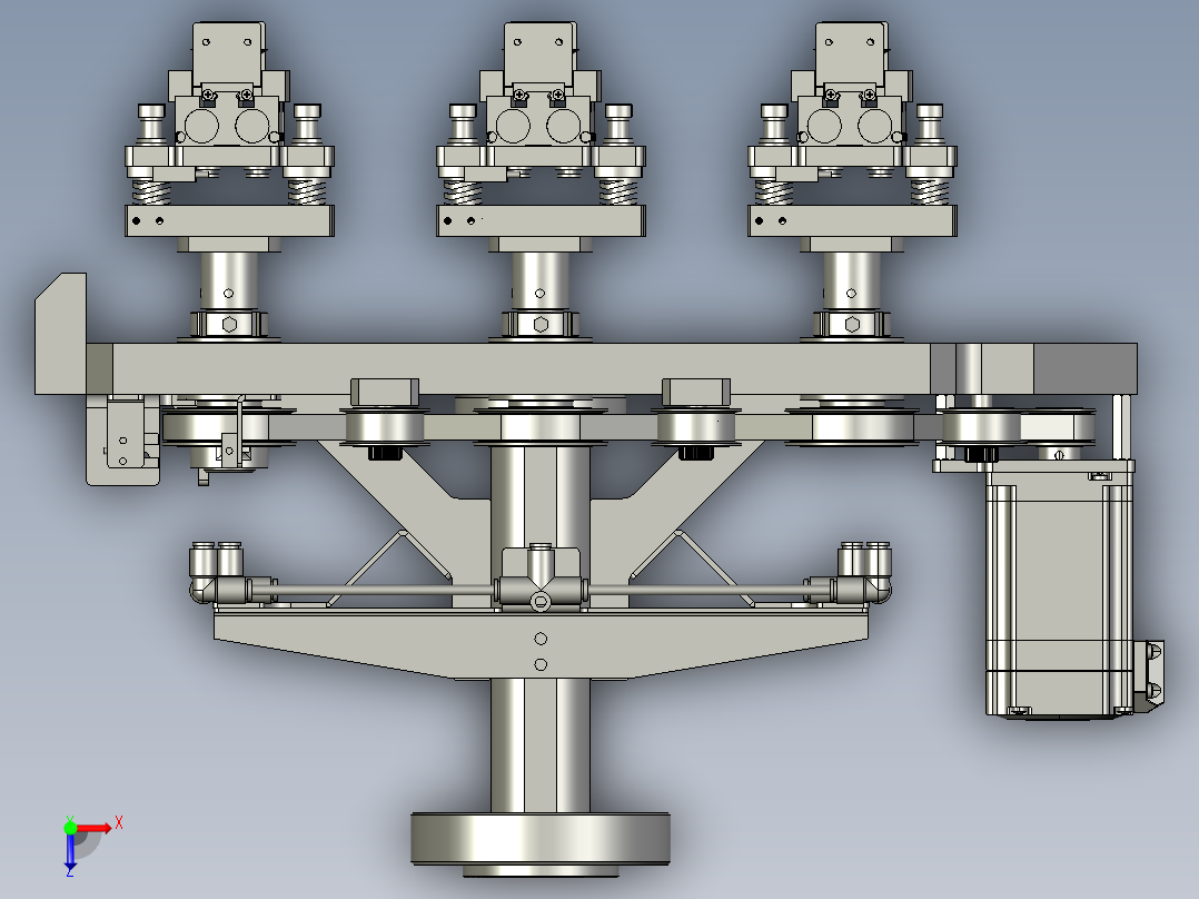 SZ-00-手爪总装图俯视图