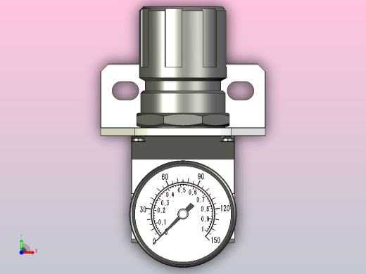 QAR1000～2000系列空气过滤组合[QAR1000-M5] (3)前视缩略图