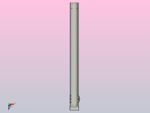 日规模组半封闭丝杆TPA-HNR-85S-1610C-L850-MP-C-P20-N3俯视缩略图