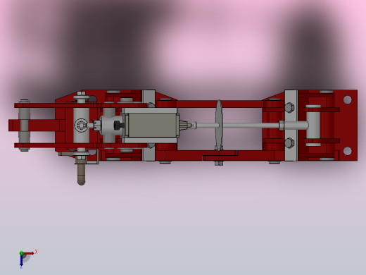 YWZ6.YWZE系列电力液压鼓式制动器YWZ6400／80-ⅠB-WC.RL.WC俯视缩略图
