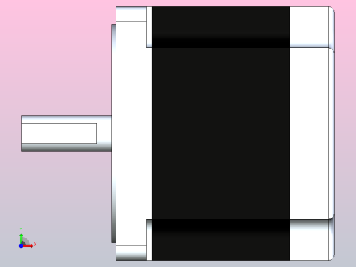 863S22三相NEMA34步进电机2纳米前视缩略图