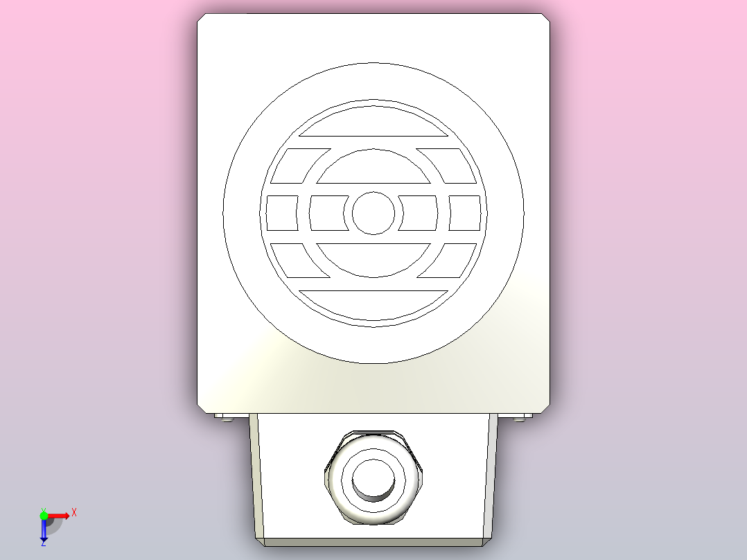 4147A-SCF22铝材精密锯切系列电主轴[SFM4147A-12-1.5KW-SCF22]俯视图