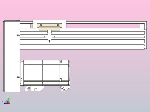 日规模组半封闭丝杆TPA-HNR-85S-1610C-L150-MP-Y-P20-N3右视缩略图