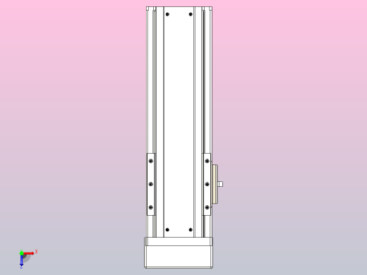日规模组半封闭丝杆TPA-HNR-85S-1610C-L150-MP-Y-P20-N3俯视缩略图