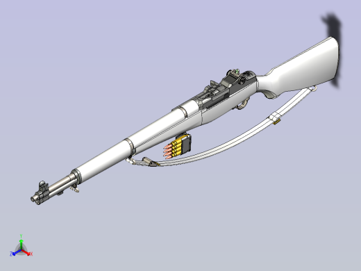 M1 Garand Reference Model正等轴测缩略图