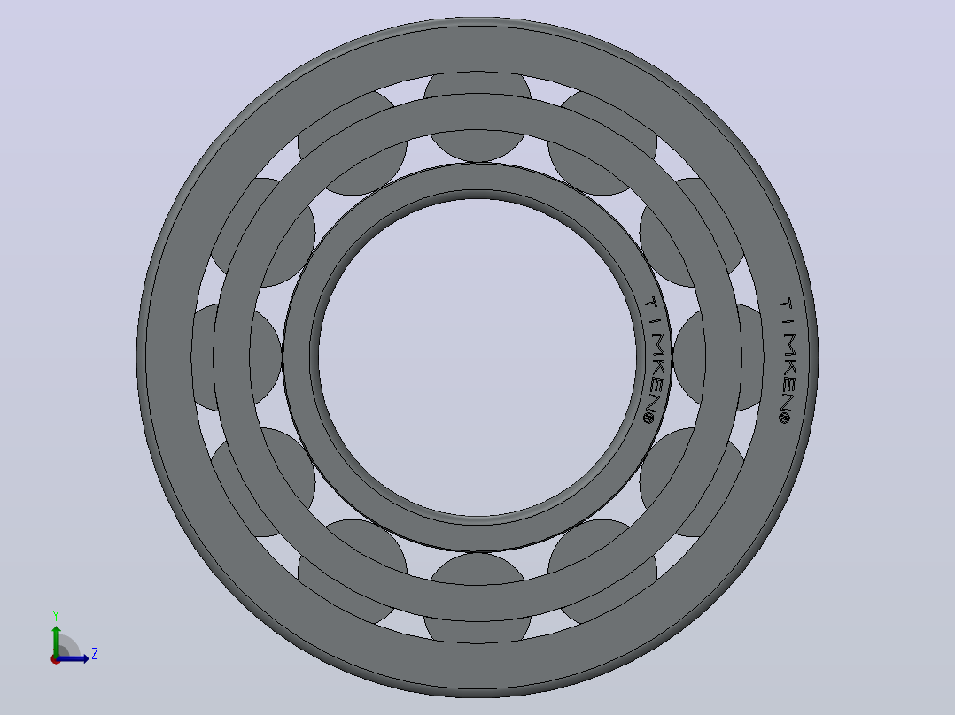 轴承 Timken140RU93R6左视图